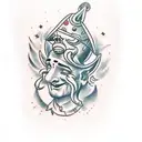 jester  tattoo design idea