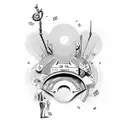 Time is money, money is love, love is relationships  tattoo design idea