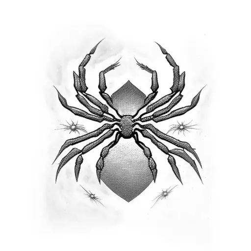 Spider back tattoo hisoka hunter x hunter using the number 22 istead of the number 4 tattoo design idea