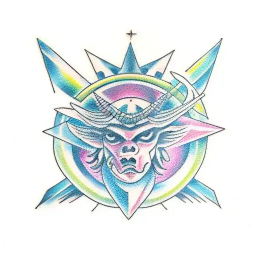 illuminate, Sagittarius, gemini tattoo design idea