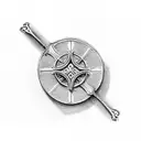 forgiveness cross tattoo design idea