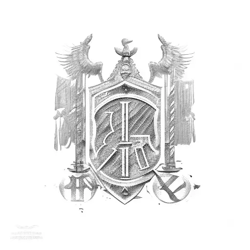 Roman numerals of 21 may 2022 with a Sunderland badge tattoo design idea