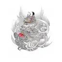 80s tattoo design idea