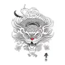 80s tattoo design idea