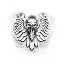 roman eagle tattoo design idea