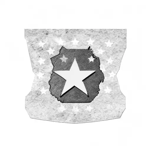 Texas flag  tattoo design idea