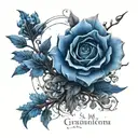 Here’s the translation of the prompt into English:  "I am planning a tattoo that incorporates my grandmother's signature tattoo design idea