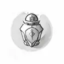 fortnite small shield potion tattoo design idea