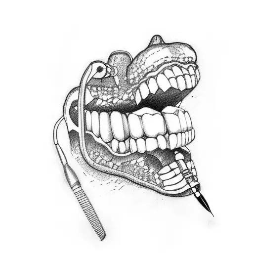 nyc dentist 22  tattoo design idea