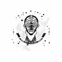 hippies are cowboys tattoo design idea