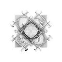 A puzzle piece composed of musical symbols representing unity and trust tattoo design idea