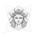  medusa tattoo design idea