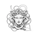 medusa tattoo design idea