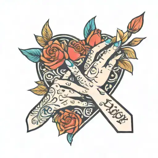 I love you in sign language tattoo design idea