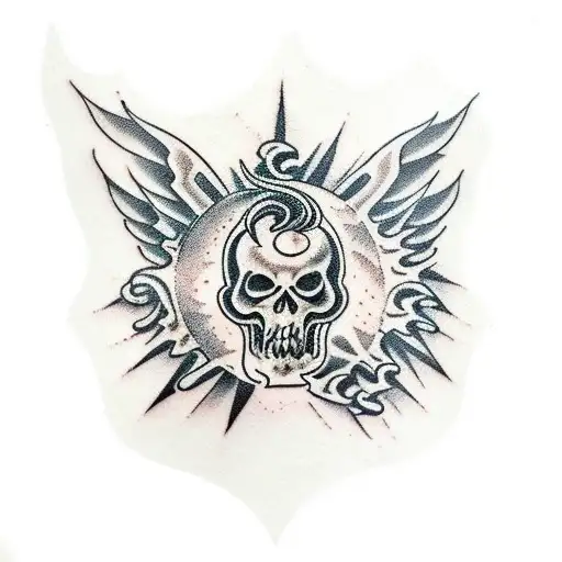 black metal tattoo