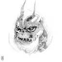 black metal tattoo design idea