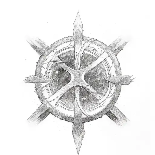 Elden Ring rune tattoo design idea
