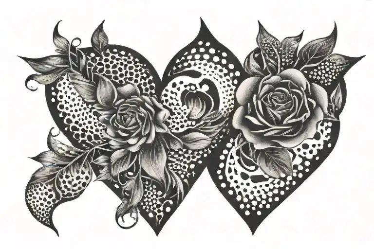 they cut love tattoo design idea