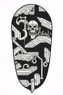 workshop carpentry inspired tattoo tattoo design idea