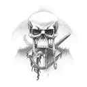 Grim Reaper tattoo design idea