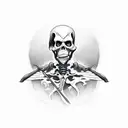 Grim Reaper tattoo design idea