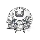 luffy y ACE de niños  tattoo design idea