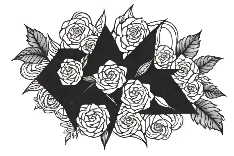 black solid line tattoo tattoo design idea