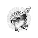 philippine eagle tattoo design idea
