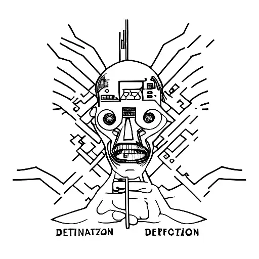 depersonalization derealization disorder  tattoo design idea