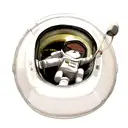 Cat In Space With Astronaut Suit tattoo design idea