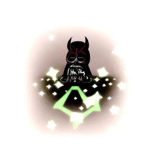 star of death back from darth vader  tattoo design idea