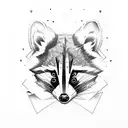 rocket racoon tattoo design idea