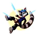 rocket racoon tattoo design idea