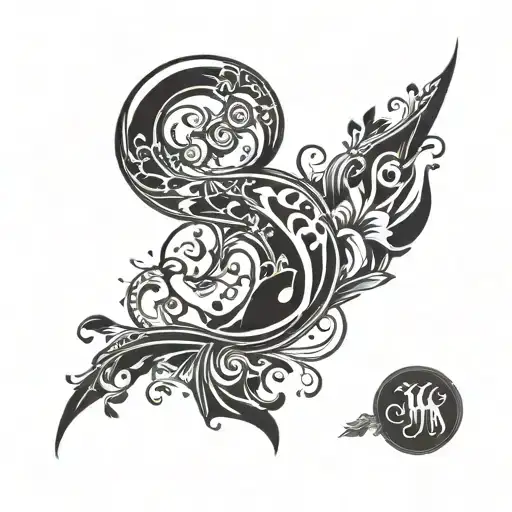 semi colon tattoo design idea