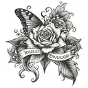 you are enough tattoo design idea