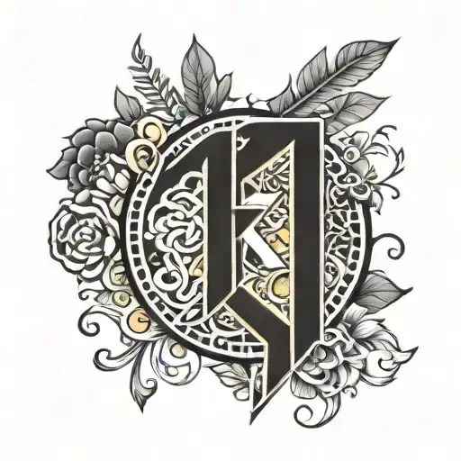 BTS Seventeen logo hidden tattoo design idea