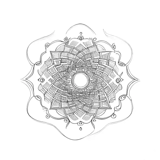 mandelbrot set tattoo design idea