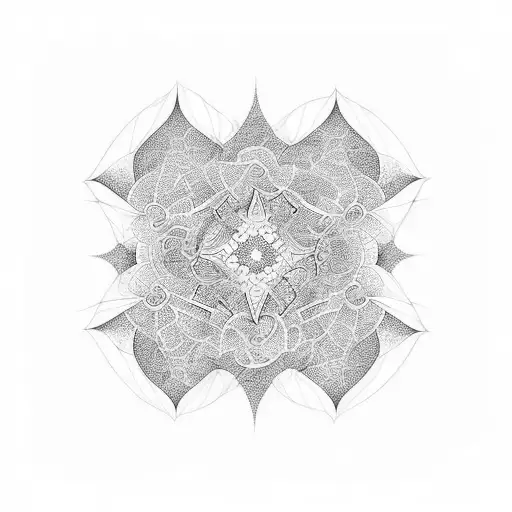 mandelbrot set tattoo design idea
