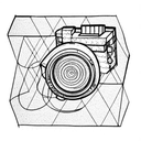 camera tattoo design idea