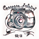 camera tattoo design idea