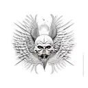 the fall of Icarus  tattoo design idea