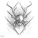  spiderman dart's tattoo design idea