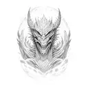 kaiju tattoo design idea