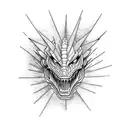 kaiju tattoo design idea