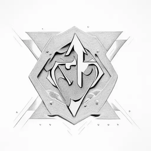 Initials for Emmanuel  tattoo design idea