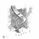 Initials for Emmanuel  tattoo design idea