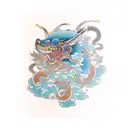  アンドリュー and タニア in vertical tattoo design idea