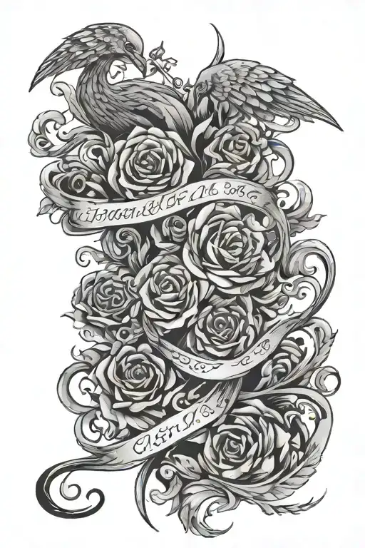 Isaiah 43:2 tattoo design idea
