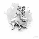 Peter Pan sister love 2009 tattoo design idea