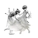 Peter Pan sister love 2009 tattoo design idea